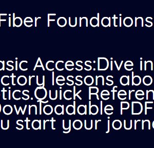 YourFiber Foundations Plan